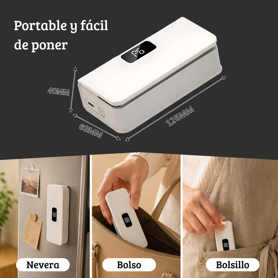 Mini Sellador de Bolsas Recargable